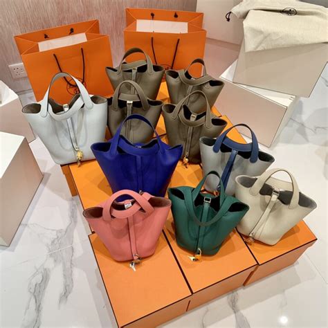 hermes picotin 18 colors|Hermes picotin lock 18 price.